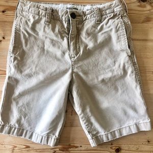 Boys Abercrombie Khaki Shorts